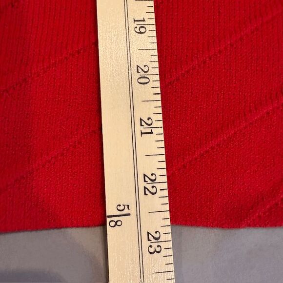 St. John Santana Knit Textured Wool Blend Sweater Zip Mandarin Collar Size 6 - Picture 11 of 13